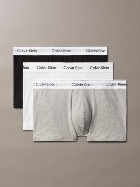 Multi 3 Pack Relaxed Dart Trunks - Icon Cotton Stretch  Men
