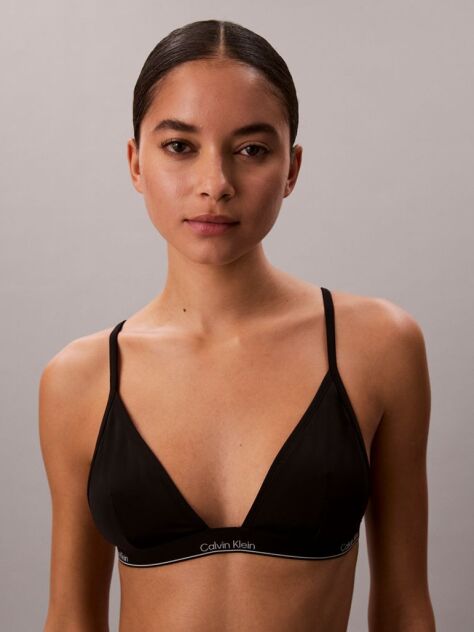 Black Triangle Bikini Top - CK Icon  Women