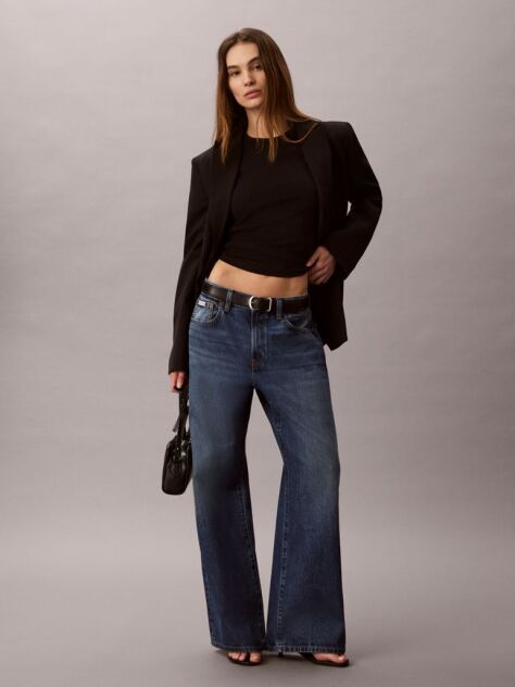 Denim Wide Leg Jeans  Women