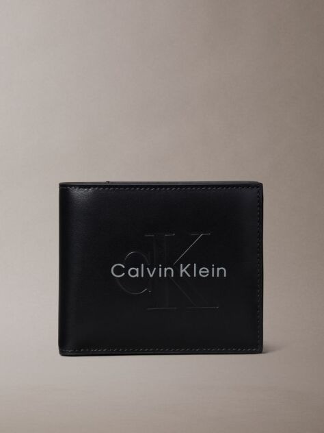 Black Nappa Leather RFID Billfold Wallet  Men