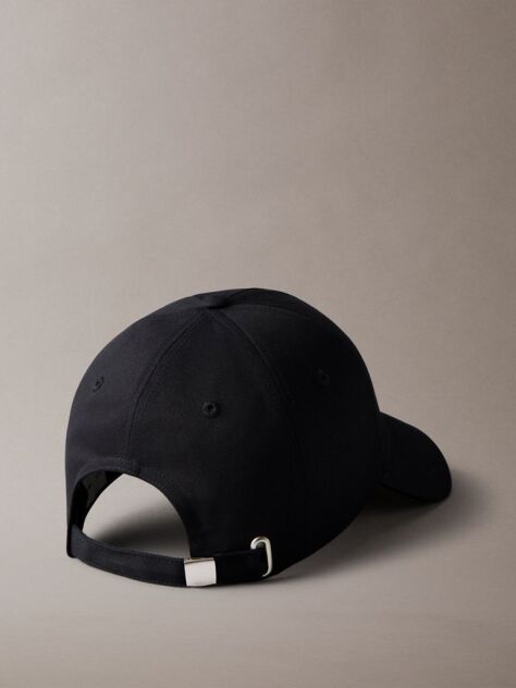 Black UV Cotton Twill Adjustable Cap  Men