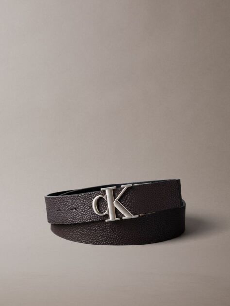 Multi Tumbled Leather Buckle Belt    Men