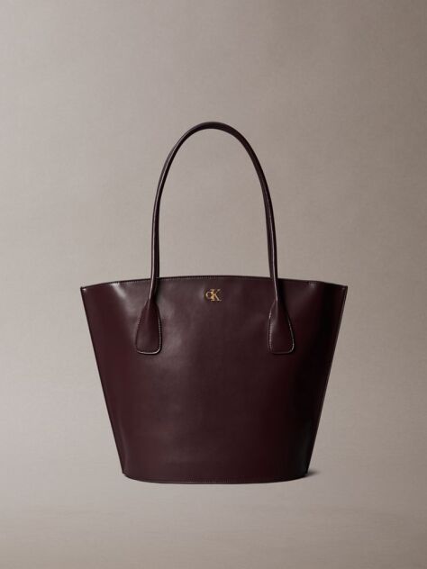 Red Monogram Logo Hardware Tote Bag  Women