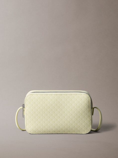 Green Allover Monogram Logo Camera Bag  Women
