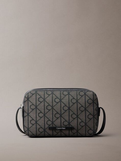 Multi Logo Jacquard Crossbody Camera Bag  Women