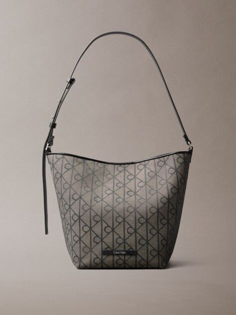 Multi Emblem Jacquard Bucket Bag  Women
