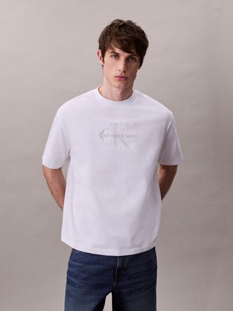 White Short Sleeve T-Shirt  Men