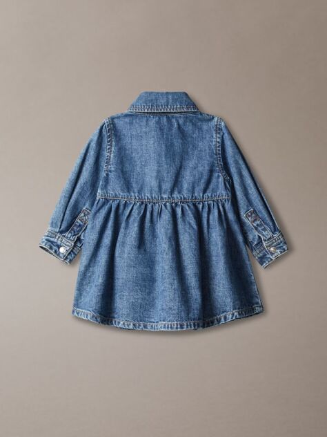 Denim Denim Shirt Dress  Newborn