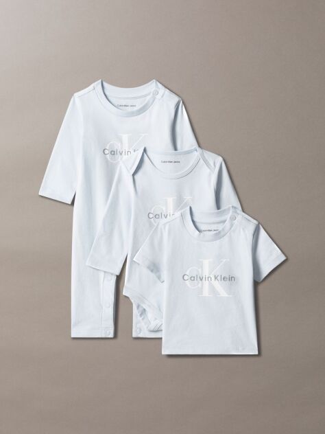 Blue 3 Pack Monologo Gift Box  Newborn