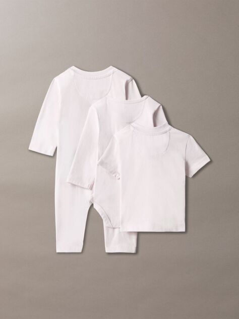 Pink 3 Pack Monologo Gift Box  Newborn