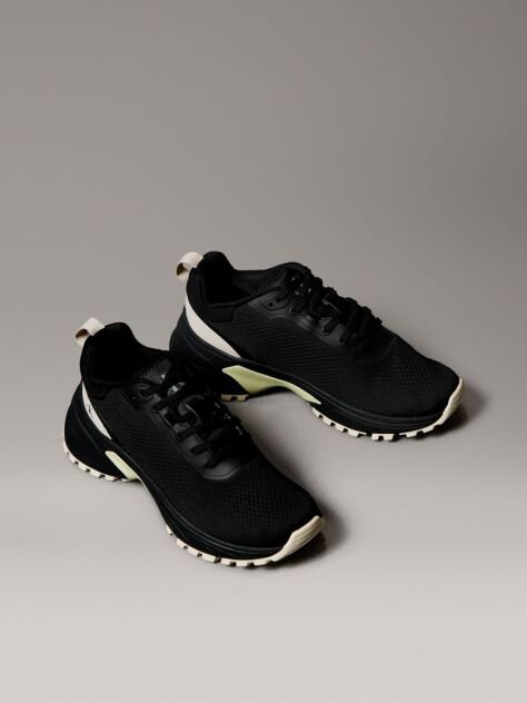 Black Mesh Trainers  Women