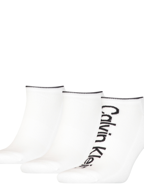 White 3 Pack Athleisure Men Sneaker Socks  Men