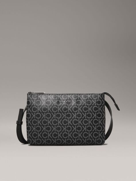 Black Crossbody Logo Pouch  Women