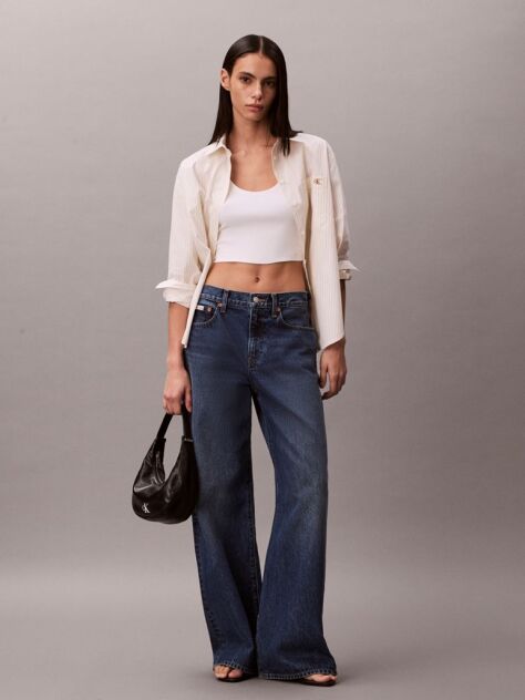 Denim Wide Leg Jeans  Women