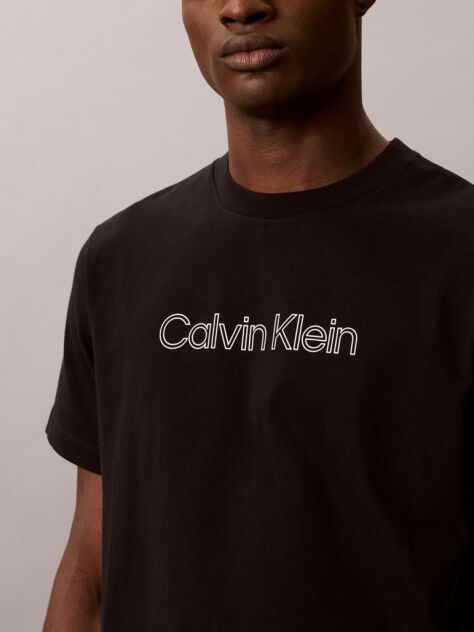 Black Relaxed Logo T-shirt  Men