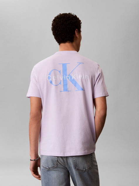 Purple Back Graphic T-Shirt  Men