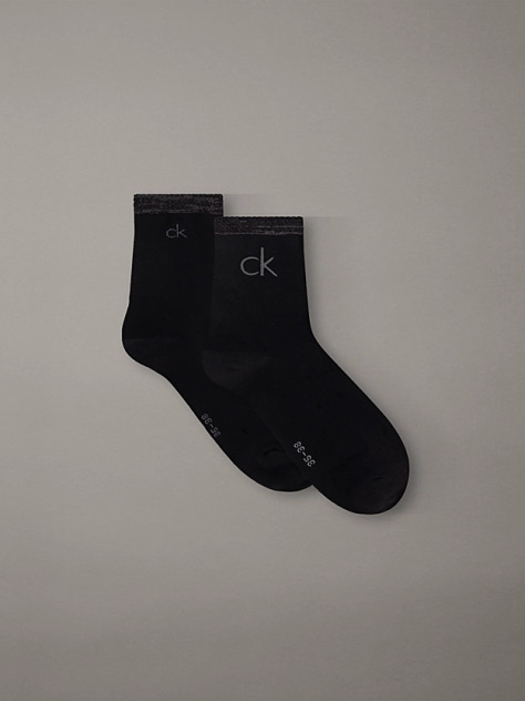 Black 2 Pack Ankle Socks  Women