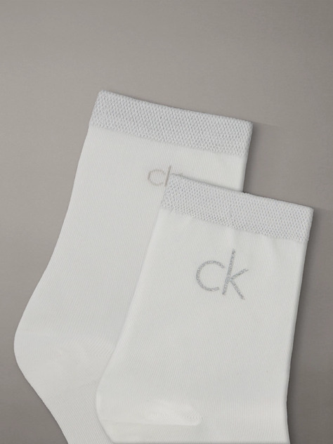 White 2 Pack Ankle Socks  Women