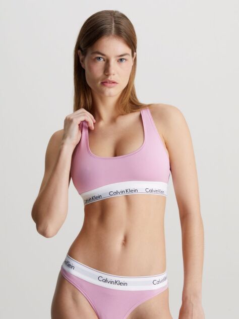 Purple Bralette - Icon Cotton Modal  Women