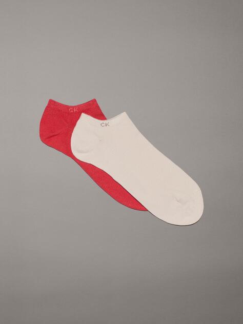 Red Calvin Klein Casual Men's Sneaker Socks 2 pack  Men