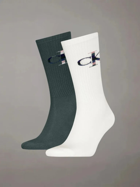 Multi 2 Pack Crew Socks  Men