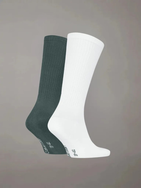 Multi 2 Pack Crew Socks  Men