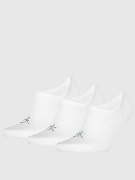 White 3 Pack Footie Socks  Men