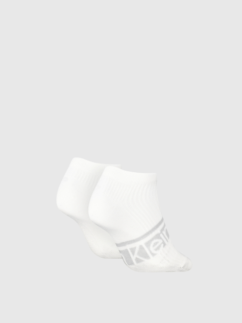 White 2 Pack Sneaker Socks  Women
