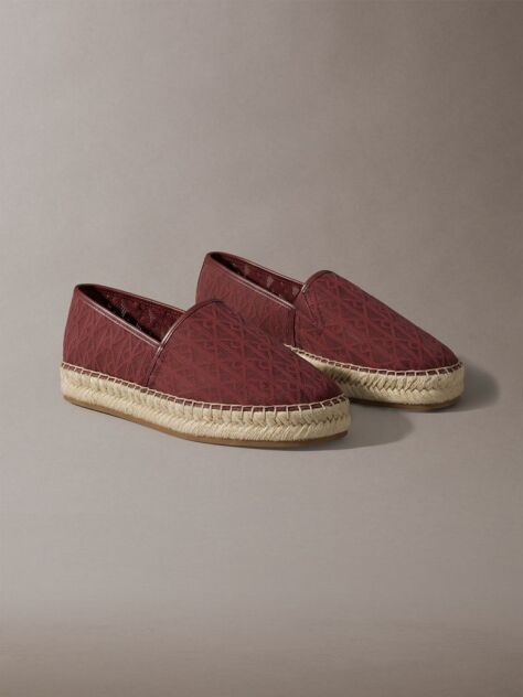 Red Emblem Logo Espadrilles  Women
