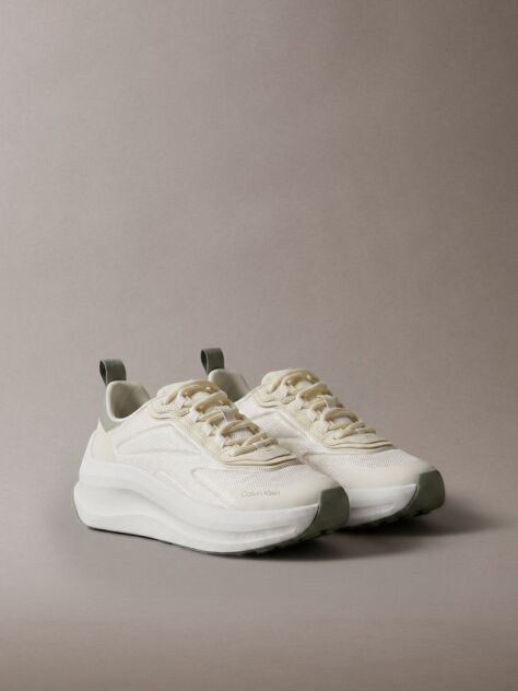 White CK Volumax - Chunky Runner Trainers  Women