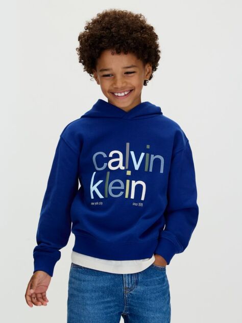 Blue Logo Hoodie  Boys