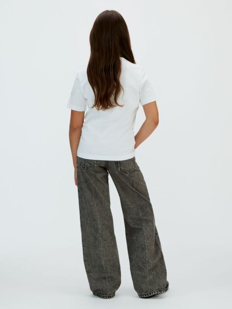White Logo T-Shirt  Girls