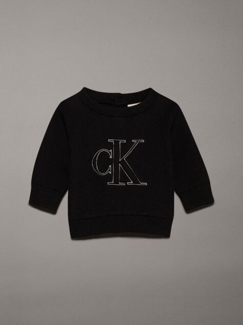 Black Newborn Logo Jumper  Newborn