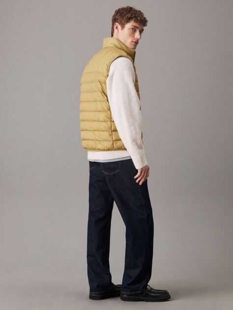 Green Lightweight Down Puffer Gilet  Men