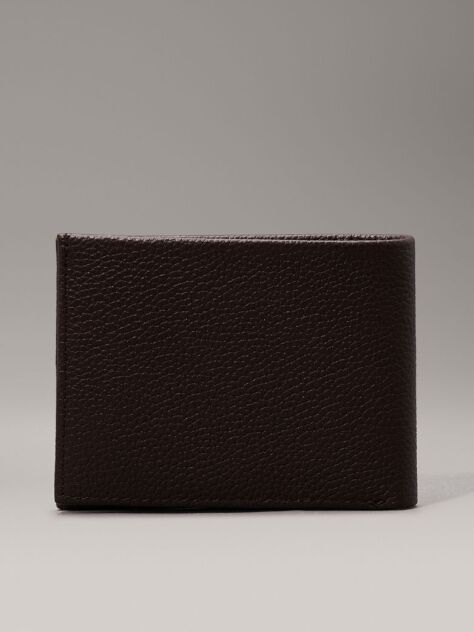 Brown Leather RFID Billfold Wallet  Men