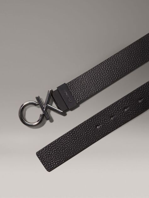Multi Reversible Leather Logo Belt  Men