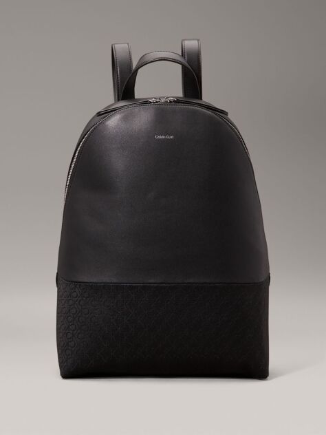 Black Logo Backpack  Women