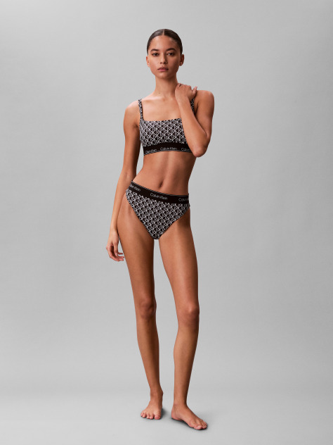 Black Bralette Bikini Top - CK Icon  Women
