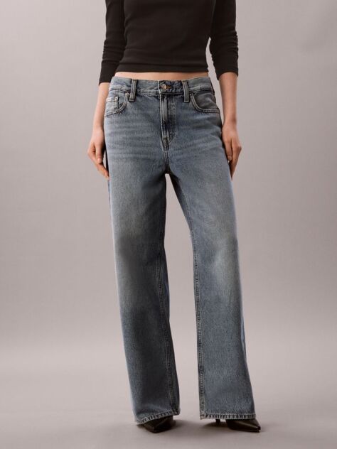 Denim Low Rise Baggy Jeans  Women