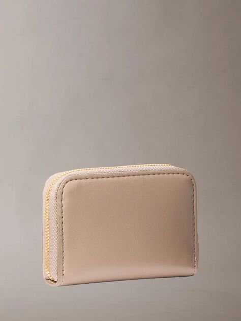Beige Monogram Zip Wallet  Women