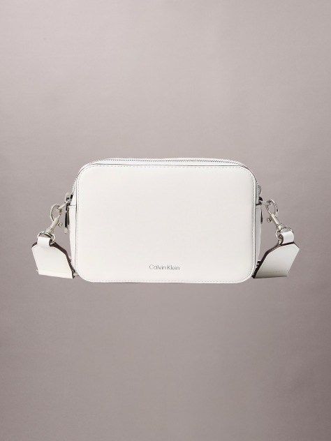 White Convertible 2-Strap Crossbody Camera Bag  Women