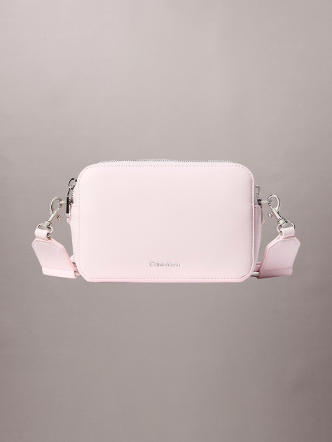 Pink Convertible 2-Strap Crossbody Camera Bag  Women