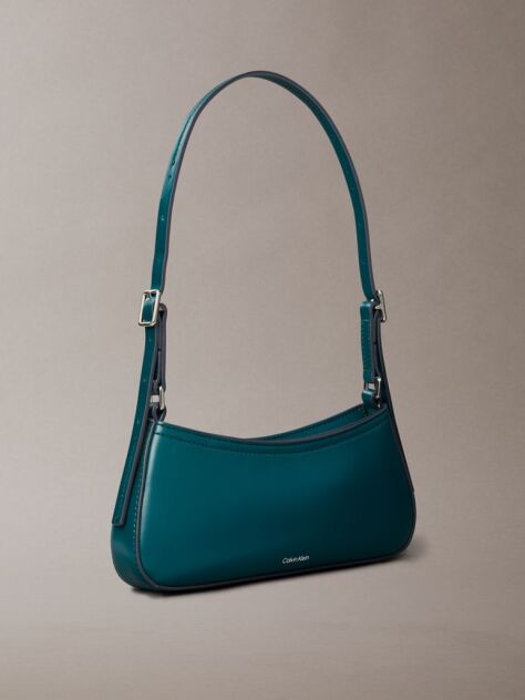 Green Monogram Logo Hardware Shoulder Bag  Women