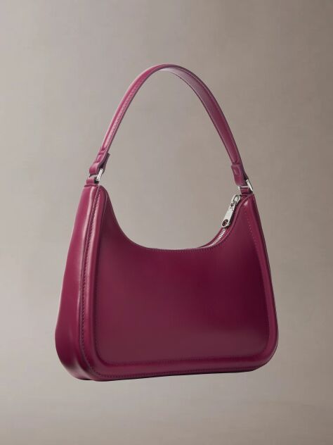 Pink Embossed Monogram Logo Shoulder Bag  Women