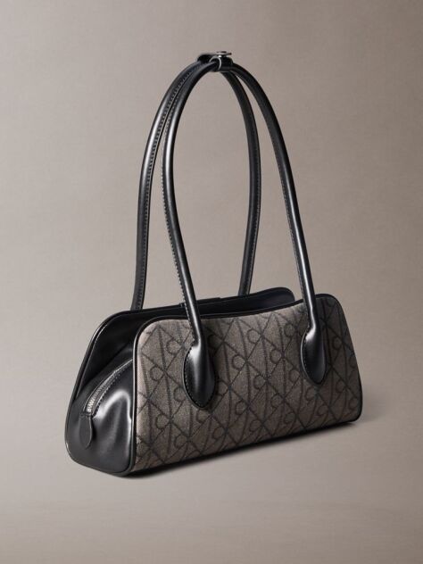 Multi Emblem Jacquard Shoulder Bag  Women