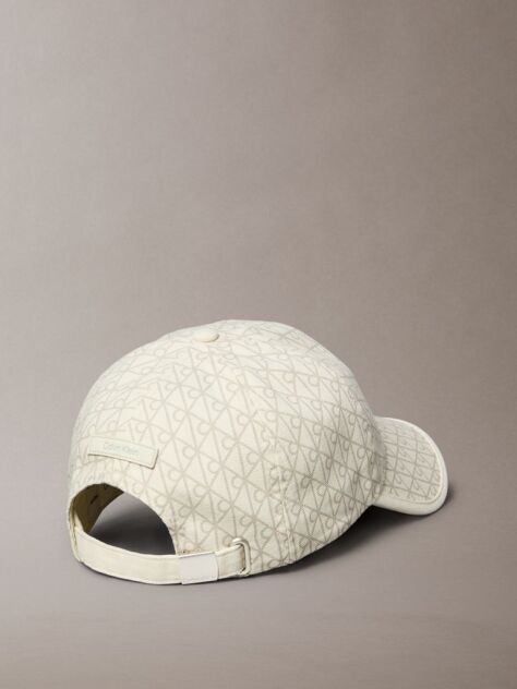 White Cotton Twill Adjustable Emblem Logo Cap  Women