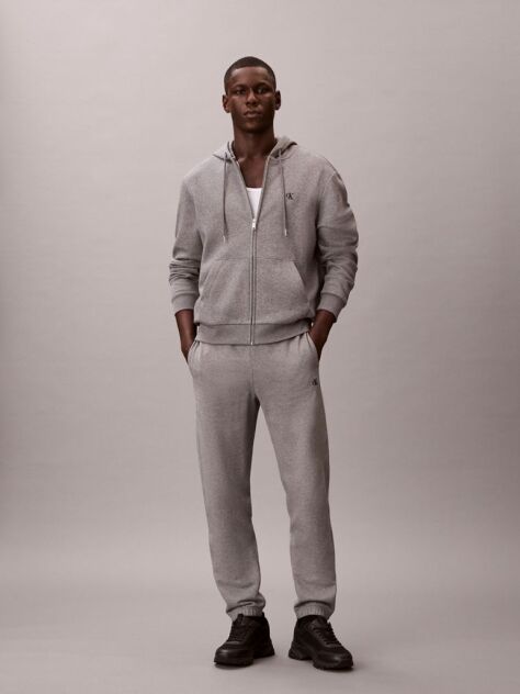 Grey Terry Monogram Jogger  Men