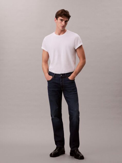 Denim Slim Straight Jeans  Men