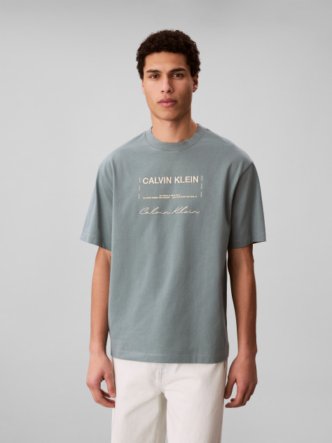 Grey 16S April Graphic Seasonal T-Shirt  Men