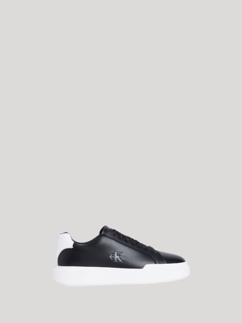 Black Leather Durable Traction NYC Trainers  Men